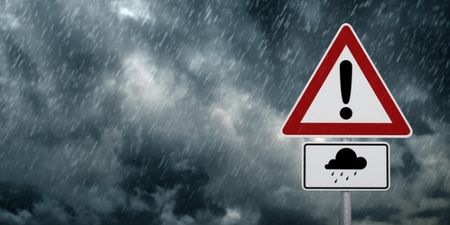 Status Orange rain warning issued for 5 counties tonight