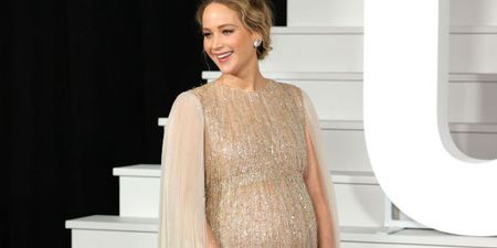 Actress Jennifer Lawrence welcomes her first child