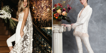 8 stunning wedding suits and jumpsuits perfect for any bride