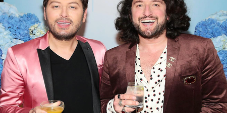 Brian Dowling and Arthur Gourounlian expecting their first child together