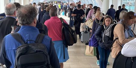 Airport passengers left furious as queues stretch all the way to car park