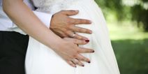 Pregnant bride goes into labour on her wedding day four weeks early