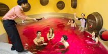 You can now swim in a pool full of red wine