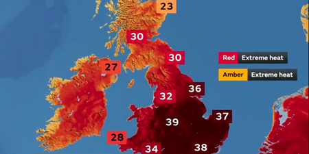 Warning issued as UK could hit 41 degrees today