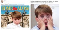 “Home alone” – Prince Louis memes are taking over the internet