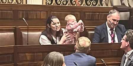 Violet-Anne Wynne makes history as first TD to bring her baby to the Dáil