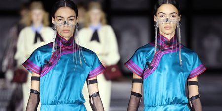 Irish twins featured by Gucci during Milan Fashion Week
