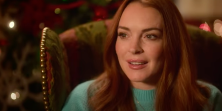 WATCH: Lindsay Lohan drops the trailer for her new Christmas film