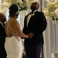 Football player who inspired The Blind Side gets married to partner of 17 years