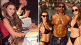 Apparently Una Healy met David Haye and Sian Osborne on Raya