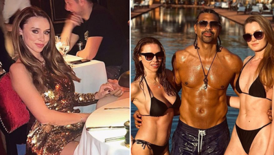 Apparently Una Healy met David Haye and Sian Osborne on Raya