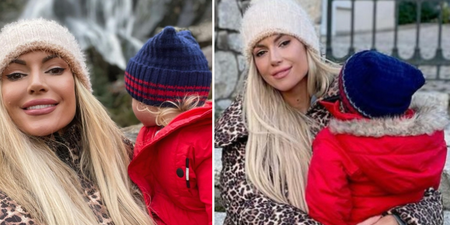 Rosanna Davison issues warning to parents after health scare with Sophia