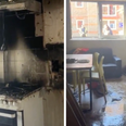 Firefighters share shocking aftermath after students put toaster on its side to make a cheese toastie