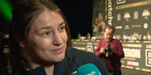 Katie Taylor chokes up during interview ahead of homecoming fight