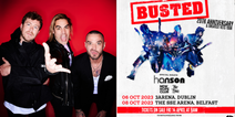 Busted finally announce two Irish concerts for their 20th anniversary tour