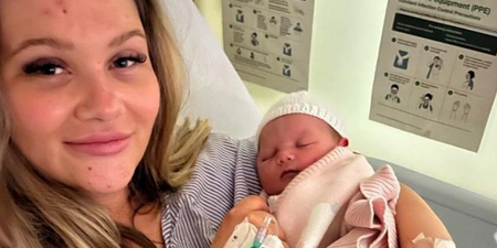 It’s a girl! Shaughna Phillips gives birth to her first child