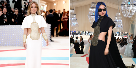 Olivia Wilde addresses her “twin” moment at the Met Gala