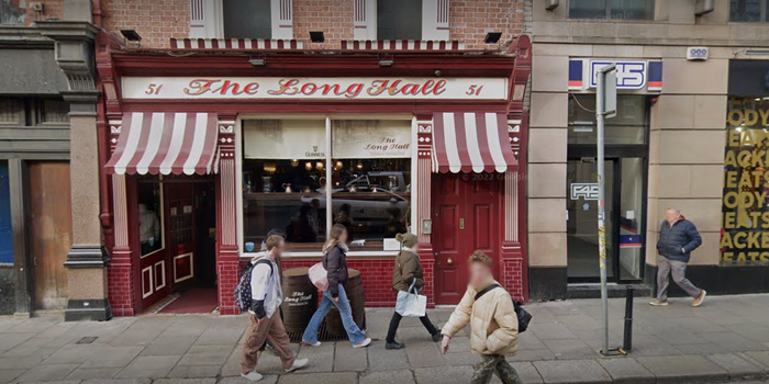 The Long Hall Pub, George's Street in Dublin
