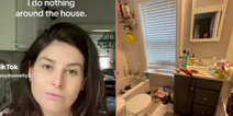 Woman stops doing housework after husband tells her she does nothing