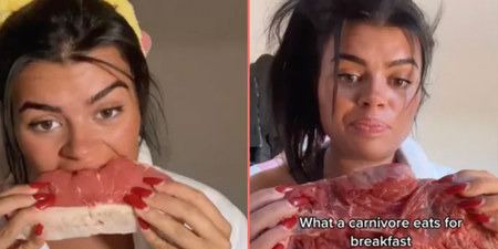 Woman ditches fruit and veg for diet of only raw meat