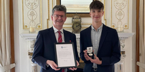 Dublin teen becomes first Irish person to be awarded the Russell Medal after saving friend’s life