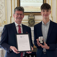 Dublin teen becomes first Irish person to be awarded the Russell Medal after saving friend’s life