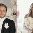 ‘A moment we’ll never forget’ – Olly Murs holds back tears in wedding clip as wife Amelia walks down aisle