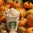 It’s officially autumn – Pumpkin spice lattes return to Starbucks next week