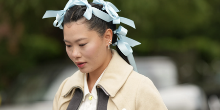 The ribbon trend taking over New York, Paris and Copenhagen fashion weeks