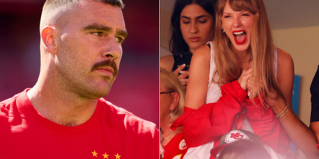 Taylor Swift spotted cheering on Travis Kelce amid romance rumours