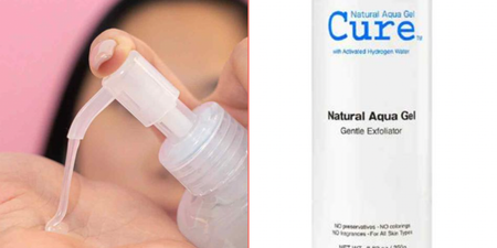 ‘I tried the Cure Aqua Gel exfoliator and am blown away by the results’