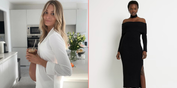 Get the Louise Cooney look with her affordable knit dress from River Island