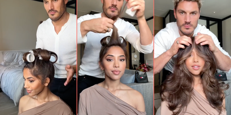 Kim K’s hair stylist tried the bouncy blow-dry TikTok trend and gave it a big thumbs up