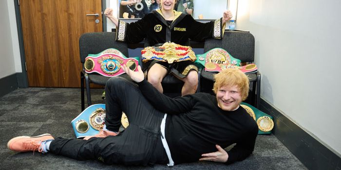 Ed Sheeran makes sweet promise to Katie Taylor following her win against Chantelle Cameron