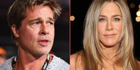 Jennifer Aniston supporting Brad Pitt amid family drama