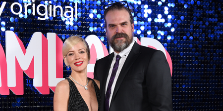 Lily Allen and David Harbour put on united front at basketball game amid split rumours