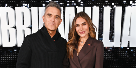 Robbie Williams and Ayda Field have children fly economy and they sit in first class