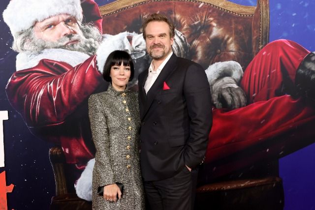 Lily Allen and David Harbour