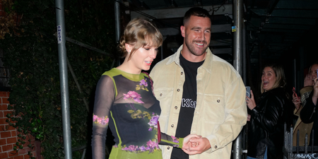 Taylor Swift looks cosy with Travis Kelce on date night