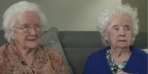 ‘Britain’s oldest twin sisters’ aged 104 say secret to long life is a daily brandy