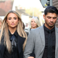 Georgia Harrison supported by Anton Danyluk at latest Stephen Bear court hearing