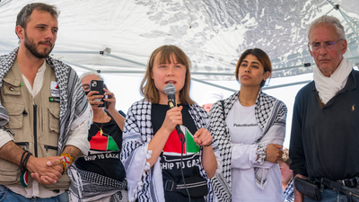 Greta Thunberg sets sail on aid ship to Gaza aiming to break Israeli blockade