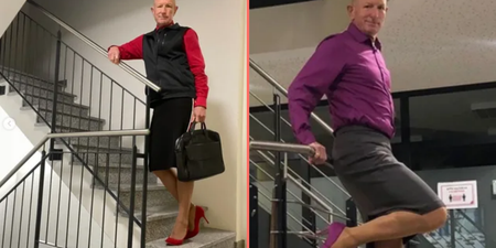 Straight dad proudly wears skirts and heels to fight gender stereotypes