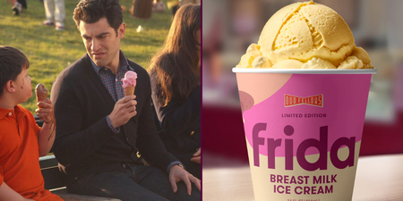 Frida has released a limited-edition breast milk ice cream