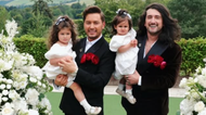 Brian Dowling and Arthur Gourounlian renew their wedding vows on their 10-year anniversary