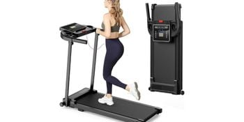 ‘Excellent’ folding treadmill for at-home workouts has price slashed by 75%