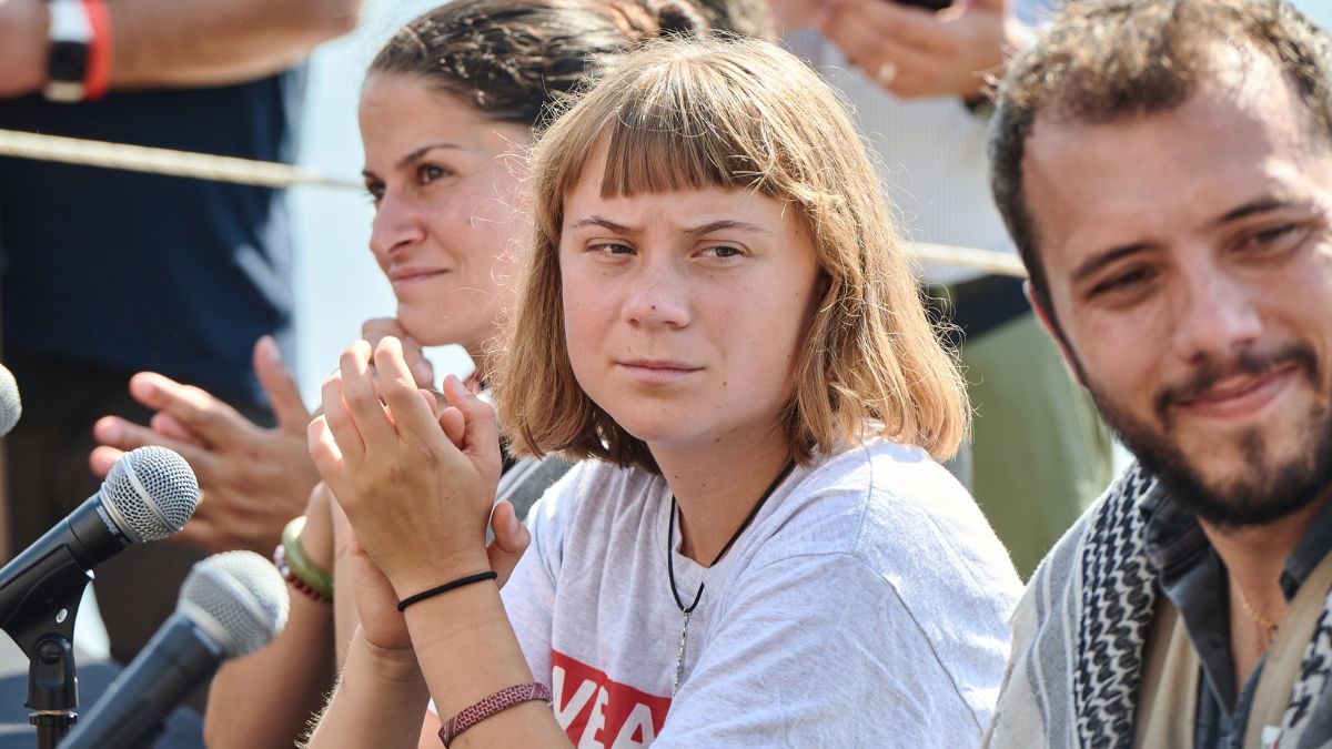 A reporter had asked Trump his thoughts on Israel arresting and deporting activists, including Greta, who were travelling to Gaza in hopes of delivering humanitarian aid.