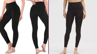 We found the perfect dupe for the Lululemon leggings and they’re on sale